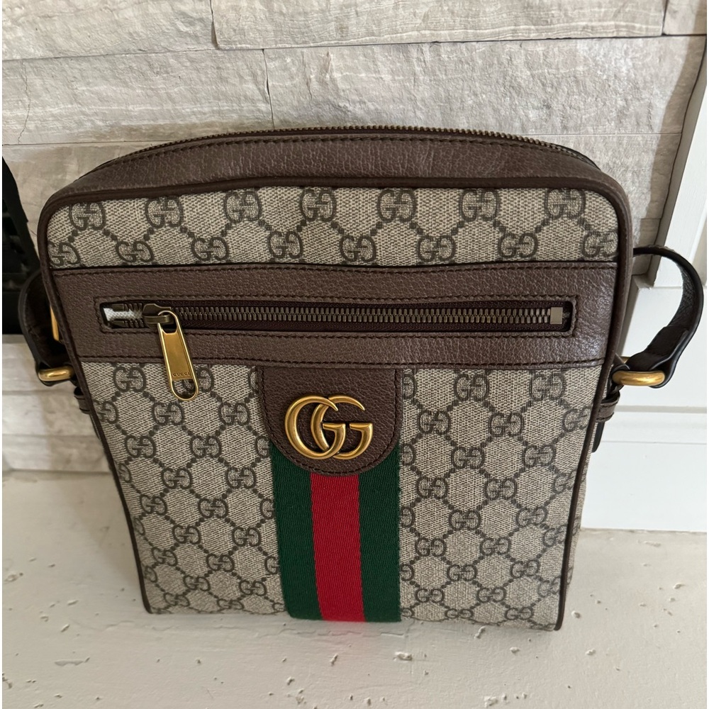 100% AUTHENTIC Gucci OPHIDIA GG SMALL MESSENGER BAG